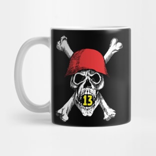 Skull | Skull # 13 | Number 13 | Motorcycling | Motorcycle club Mug